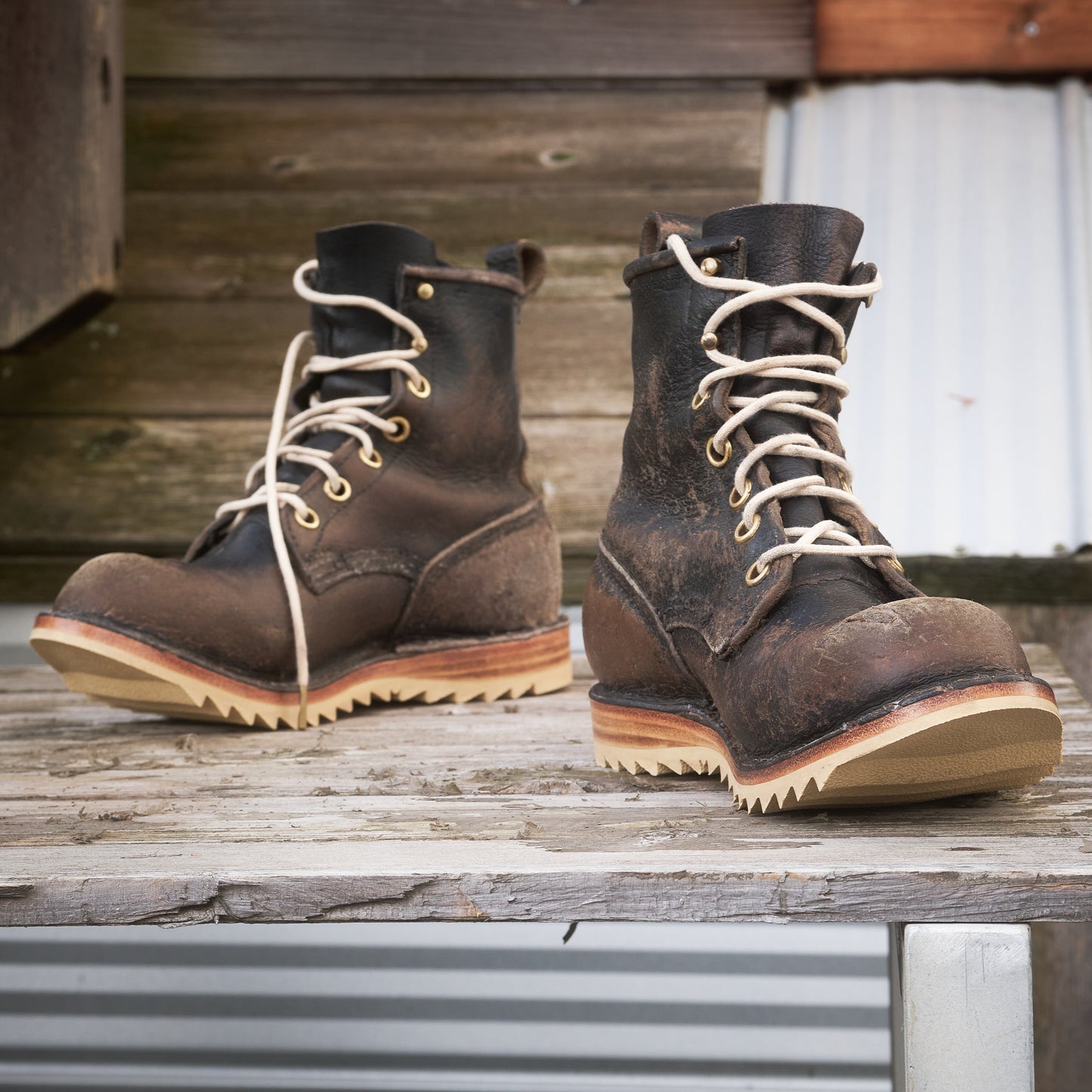 Chopped Vintage Logger Boot