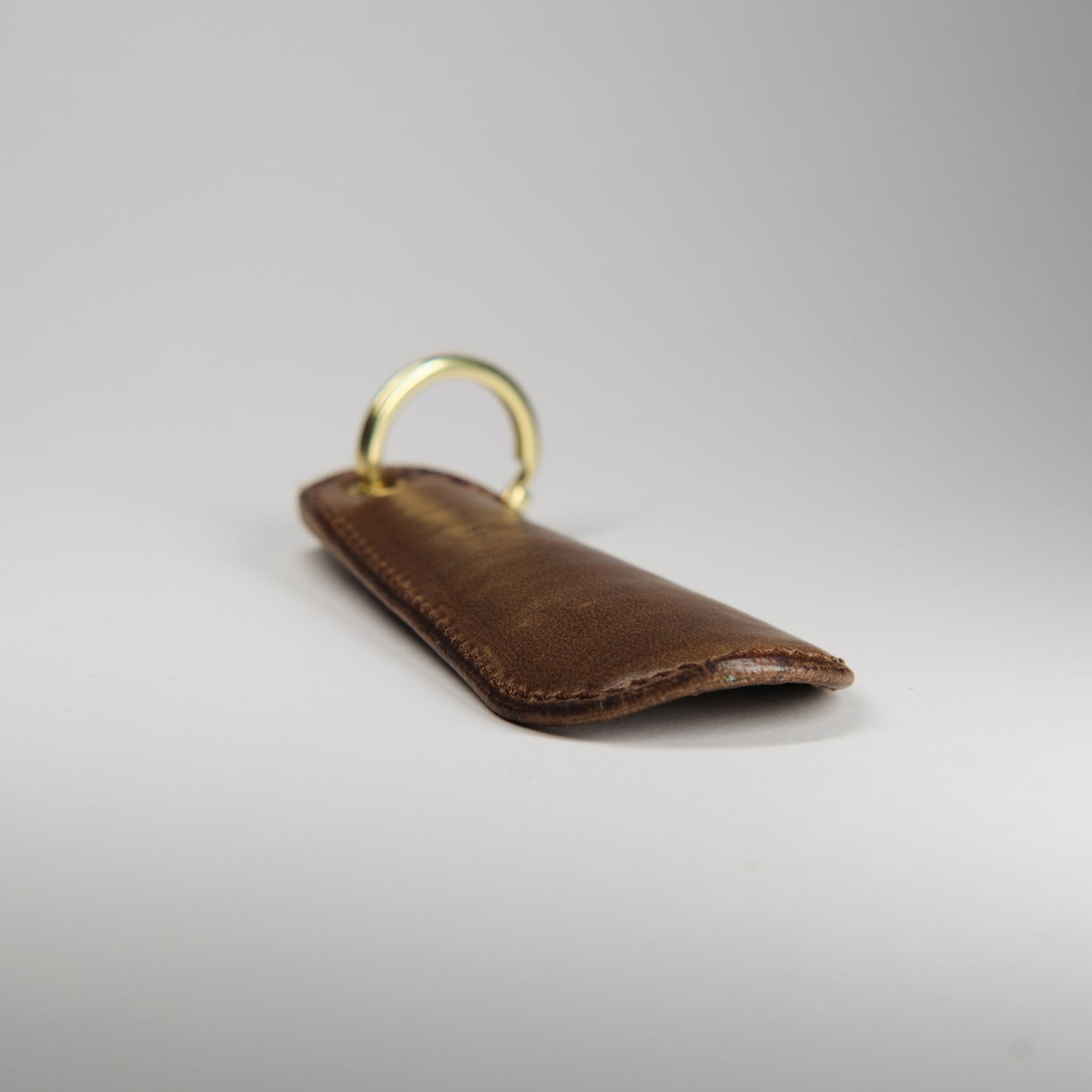 Leather Shoe Horn Keychain