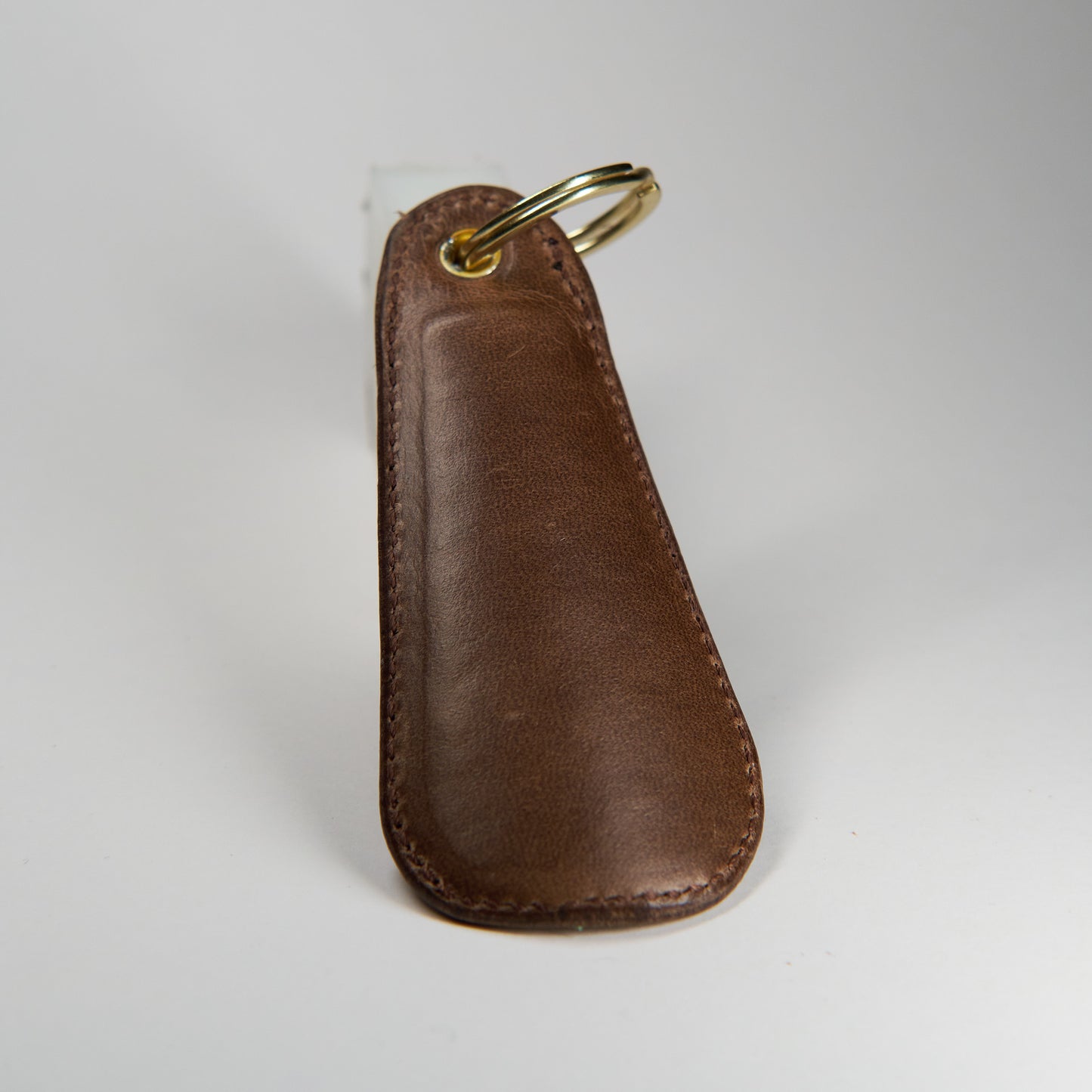 Leather Shoe Horn Keychain