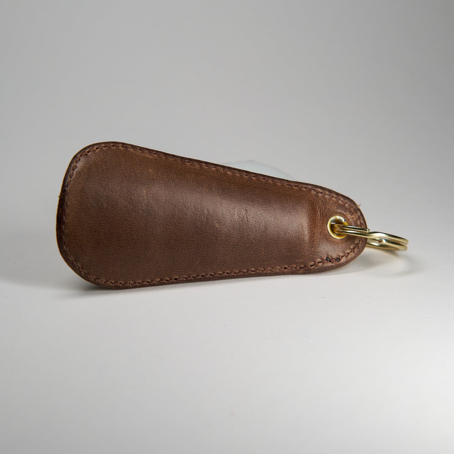 Leather Shoe Horn Keychain