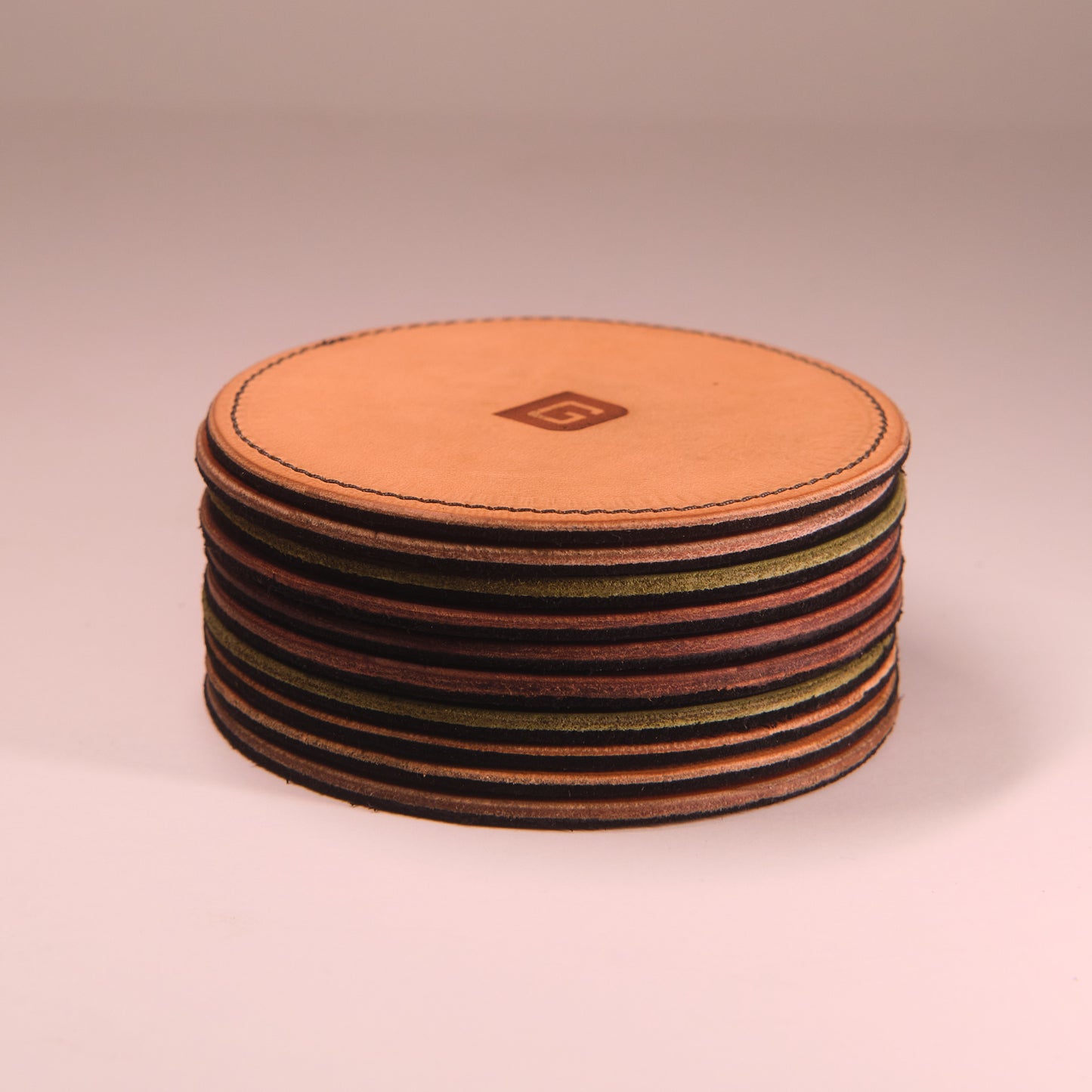 Leather Coaster Set
