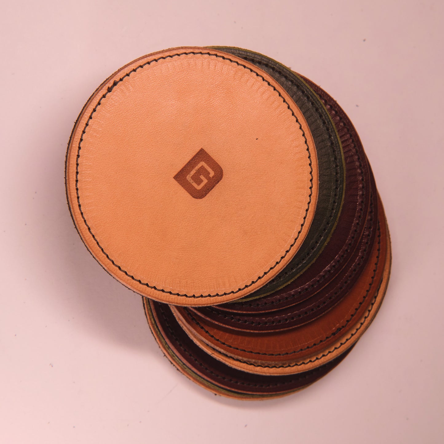 Leather Coaster Set