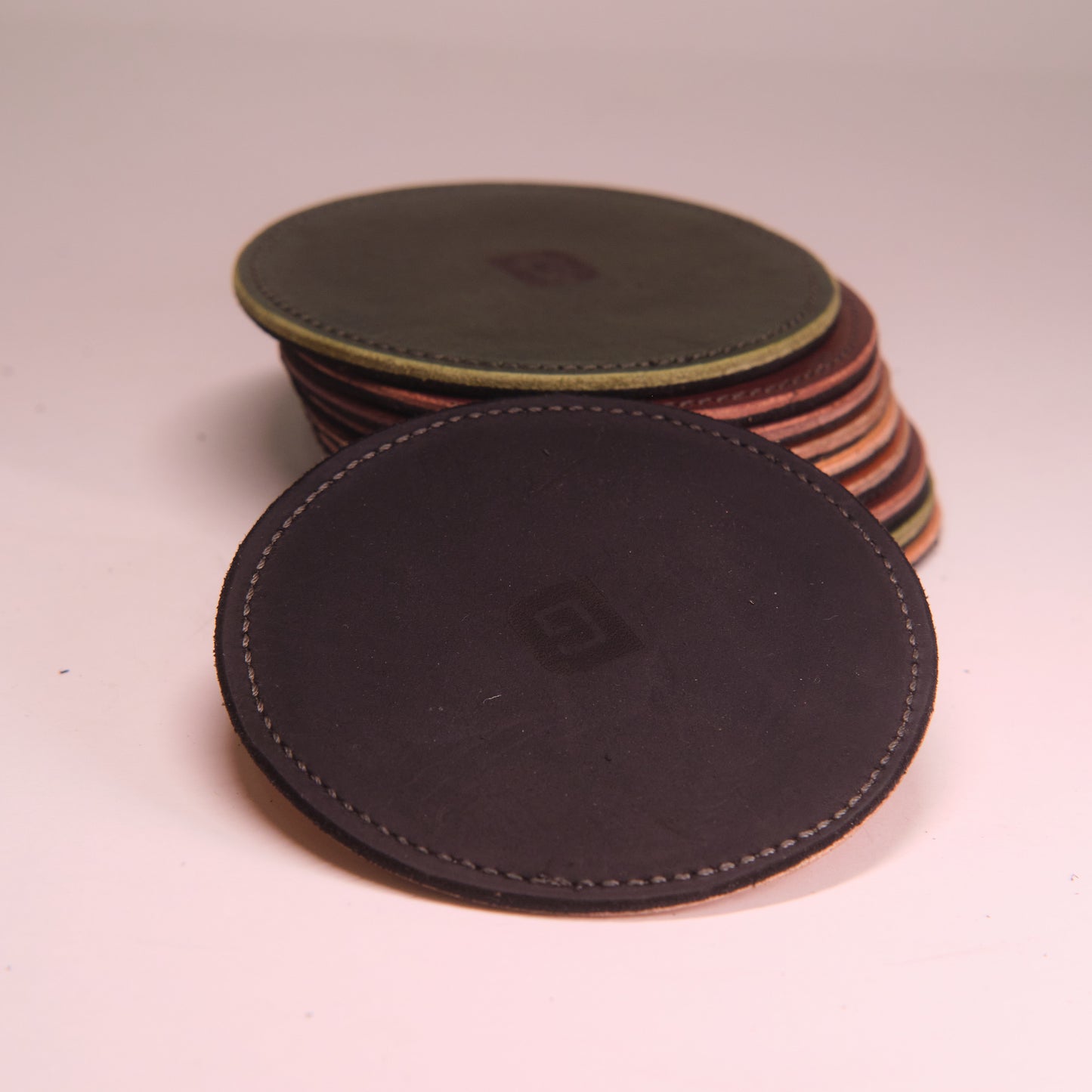 Leather Coaster Set