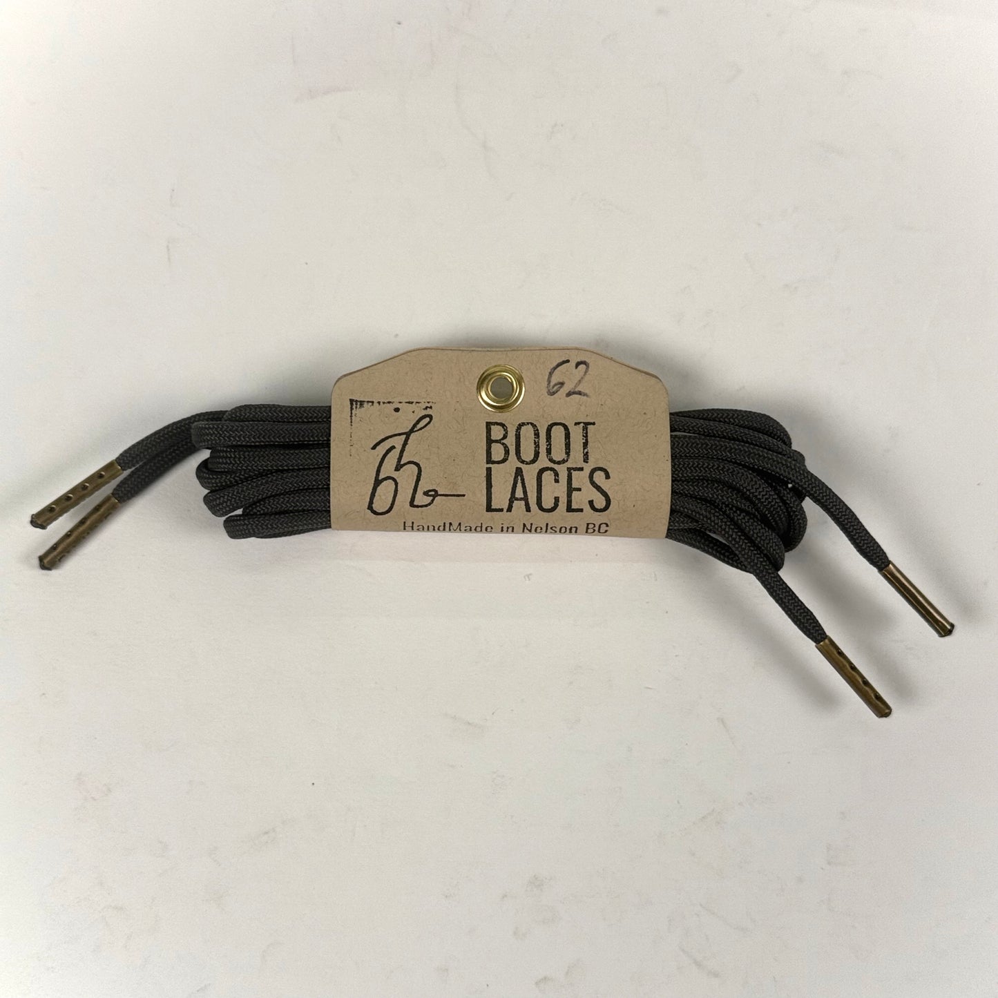 Boot Lace - Charcoal Grey