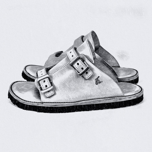 LakeSide Slide - Leather Sandal